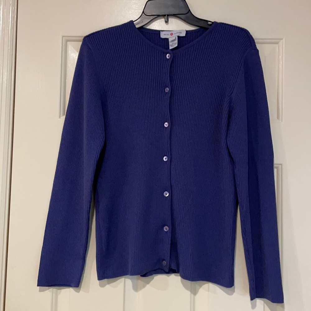 REDUCED- Dusty Blue Cardigan